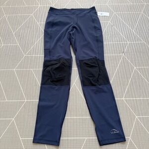 NEW LL Bean Kids Hiking Trail Tights 12 Carbon Navy Outdoors Performance
